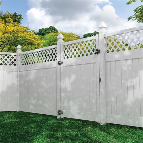 Gate comes with gate latch and latch hardware. . Lowes home improvement fence panels